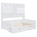 Daybed With All-In-One Cabinet And Shelf by Unique Piece Furniture