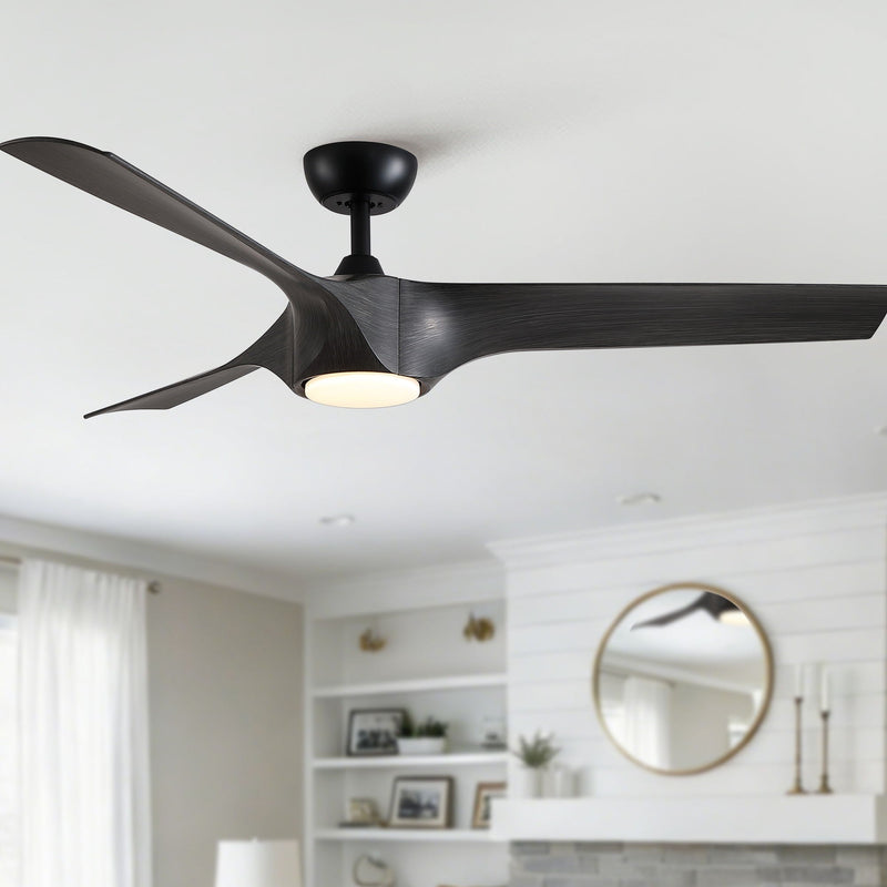 Reversible Quiet Motor Ceiling Fan Light With ABS Blades, photo 6 of 8