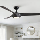 Reversible Quiet Motor Ceiling Fan Light With ABS Blades by HouseOfZazla