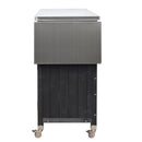 Foldable Outdoor Kitchen Island Patio Mobile Kitchen Cart