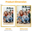 2 Packs 16x24in Picture Frames Wall Gallery Photo Frame Wall Mounted Poster Display Frame  for Horizontal Vertical Wall Mounted
