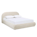 Archie Puffy Grounded - Upholstered Platform Bed by HouseOfZazla