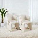 Modern Accent Chair Brown Single Sofa Chair, Upholstered Side Chair Teddy Comfy Chair For Dining Room / Bedroom / Living Room / Reception by HouseOfZazla