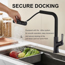 Kitchen Waterfall Faucet With Pull Down Sprayer, Single Handle, 360 Degree Rotating by HouseOfZazla