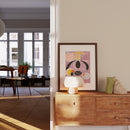 Standalone Glass Oak Wood Frames