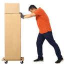 Furniture Moving Dolly, Heavy Duty Wood Rolling Mover With Wheels For Piano Couch Fridge Heavy Items, Securely Holds 500 Lbs (Set of 4) - Natural by HouseOfZazla