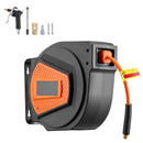 Retractable Air Hose Reel, 1/4 Inch x 50 FT Hybrid Air Hose Max 300PSI by HouseOfZazla