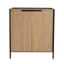 Contemporary Freestanding Bathroom Vanity With Adjustable Shelves