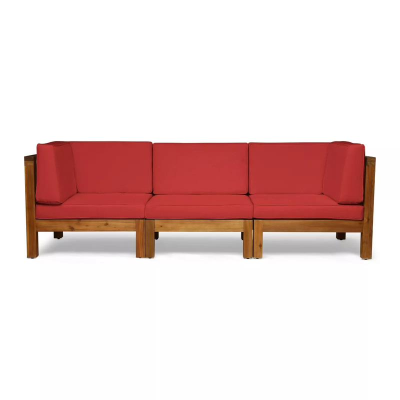 Brava X-Back 3 Seater Outdoor Sectional Sofa Set, photo 2 of 9