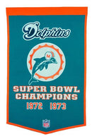 Miami Dolphins NFL Dynasty Banner by Dynasty Sports & Framing