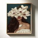 Crowned in Crimson Magnolia