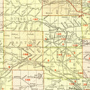Vintage Map of Kansas 1917