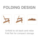 Oversize Outdoor Folding Adirondack Chair, Patio Chair For Garden by Unique Piece Furniture