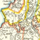 Vintage Map of Kentucky 1814