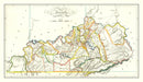 Vintage Map of Kentucky 1814