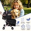 Double Pet Stroller for Small and Medium Dogs and Cats by HouseOfZazla