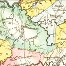 Vintage Map of Kentucky 1823