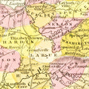 Vintage Map of Kentucky 1847