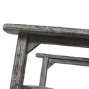 Wooden Oversized Porch Rocker Chair With Wide Seat and Tall Backrest