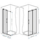 Frameless Shower Door With Handle by HouseOfZazla