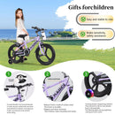 16-18 Inch Kids Bike with Training Wheels and Adjustable Seat