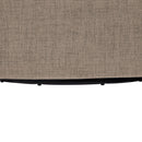 Solitude - Skirted Swivel Accent Chair With Hemp Like