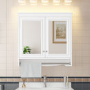 Modern Wall-Mounted Mirror Cabinet With Adjustable Shelves, Soft-Close Doors, High-Definition Mirror by HouseOfZazla