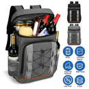 Cooler Backpack 36 Can Leakproof Insulated Cooler Backpack with 25L/6.6Gal for Picnic Camping BeachÊHiking Fishing Travel