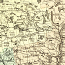 Vintage Map of Maine 1855