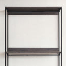 Monica - Farmhouse Industrial Wood Walk In Closet