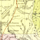 Vintage Map of Minnesota 1855