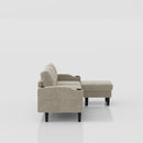 3 Seater Convertible Combination L Shaped Sofa With Footstools With Storage by HouseOfZazla