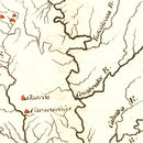 Vintage Map of Mississippi 1814