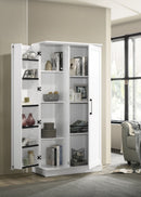 Lincoln - Storage Cabinet With Swing Out Storage Door - White by HouseOfZazla