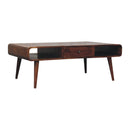 Avora - 2 Drawer Coffee Table - Brown by Unique Piece Furniture