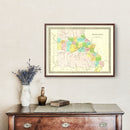 Vintage Map of Missouri 1836