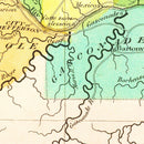 Vintage Map of Missouri 1836