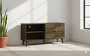 Amidon - TV Stand, With 2 Storage Shelves And 1 Cabinet by Unique Piece Furniture
