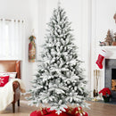 5ft Flocked Christmas Tree with 768 Tips