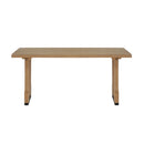 63" Rectangular Dining Table (Light Ash) by HouseOfZazla