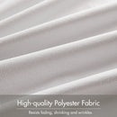 2-PK 52x84" Sound Blocking Total Blackout Curtain Panel Pair White by HouseOfZazla