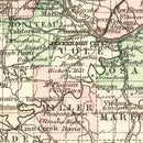 Vintage Map of Missouri 1875
