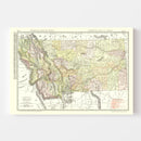 Vintage Map of Montana 1915