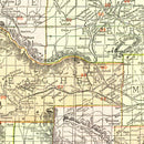 Vintage Map of Montana 1915
