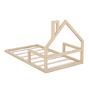 Floor Bed With House Shaped Headboard by Unique Piece Furniture