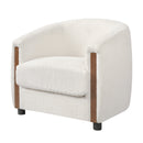 31.8" Modern Curved Barrel Accent Chair