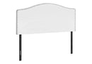 Queen Size Upholstered Bed Headboard - White, Transitional by HouseOfZazla