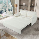 Convertible Pull Out Sofa Bed Queen Size, 3 In 1 With Side Storage by Unique Piece Furniture