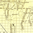 Vintage Map of Nevada 1902