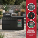 65-Inch 4-Burner Stainless Steel Propane Gas Outdoor Kitchen Barbecue Island Grill by HouseOfZazla